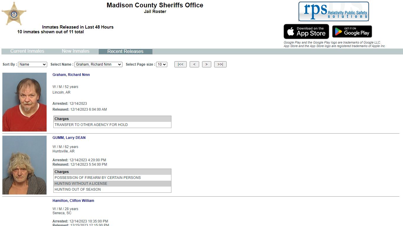 List Inmates - myr2m.com